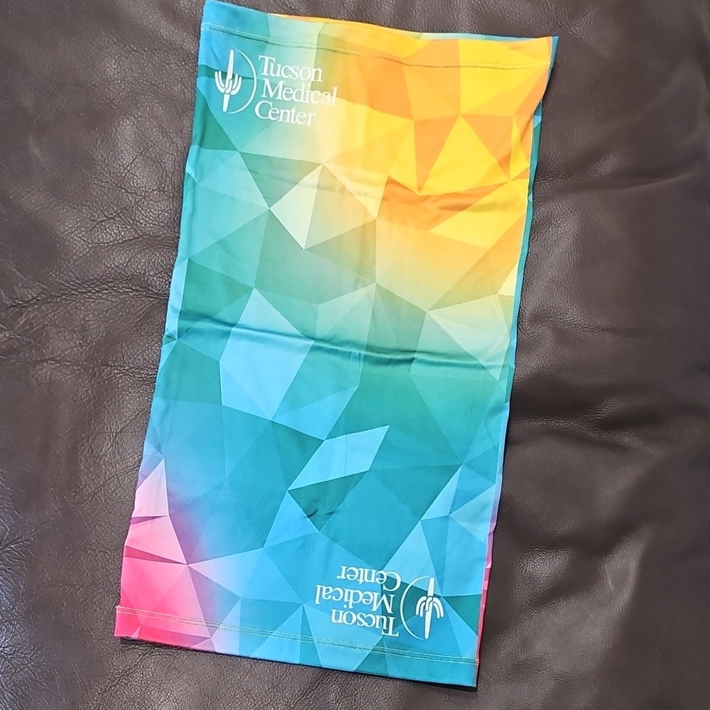 Colorful Geometric Scarf, Neck Buff